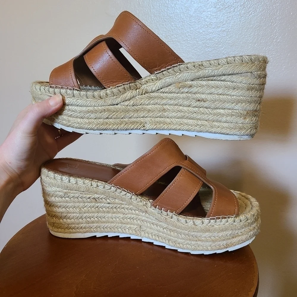 Marc Fisher Robbyn Espadrille Platform Wedge Sandal